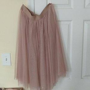 Esley Mauve Tulle Skirt
